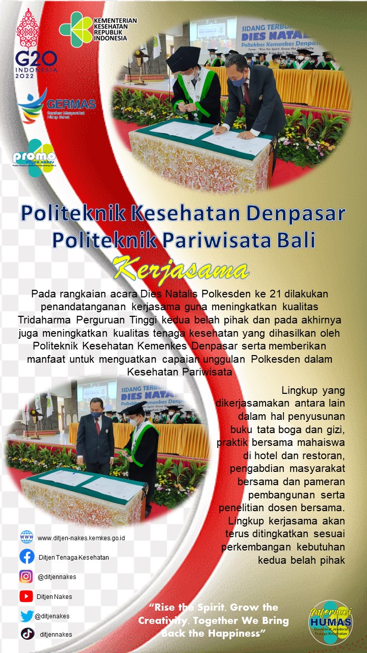 Kerjasama Politeknik Kesehatan Denpasar Dengan Politeknik Pariwisata Kerjasama Politeknik Kesehatan Denpasar Dengan Politeknik Pariwisata